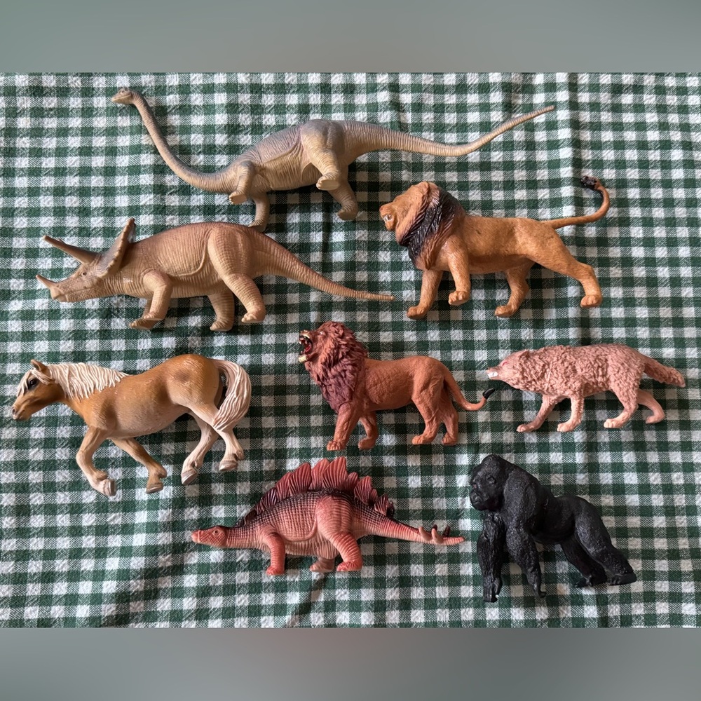Safari Africian Plastic Animal Figurines by Greenbrier Int. Schleich and other